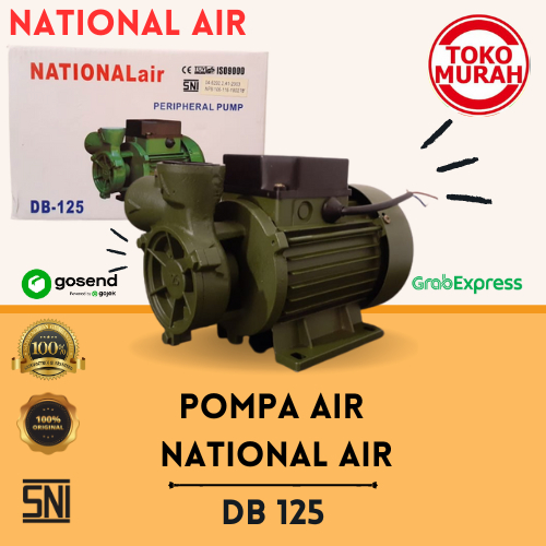 POMPA AIR NATIONAL AIR DB 125 NON OTOMATIS 125 WATT