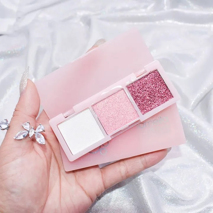 Eyeshadow Lameila 3 Warna 5101 Glitter Korean Matte Tahan Lama