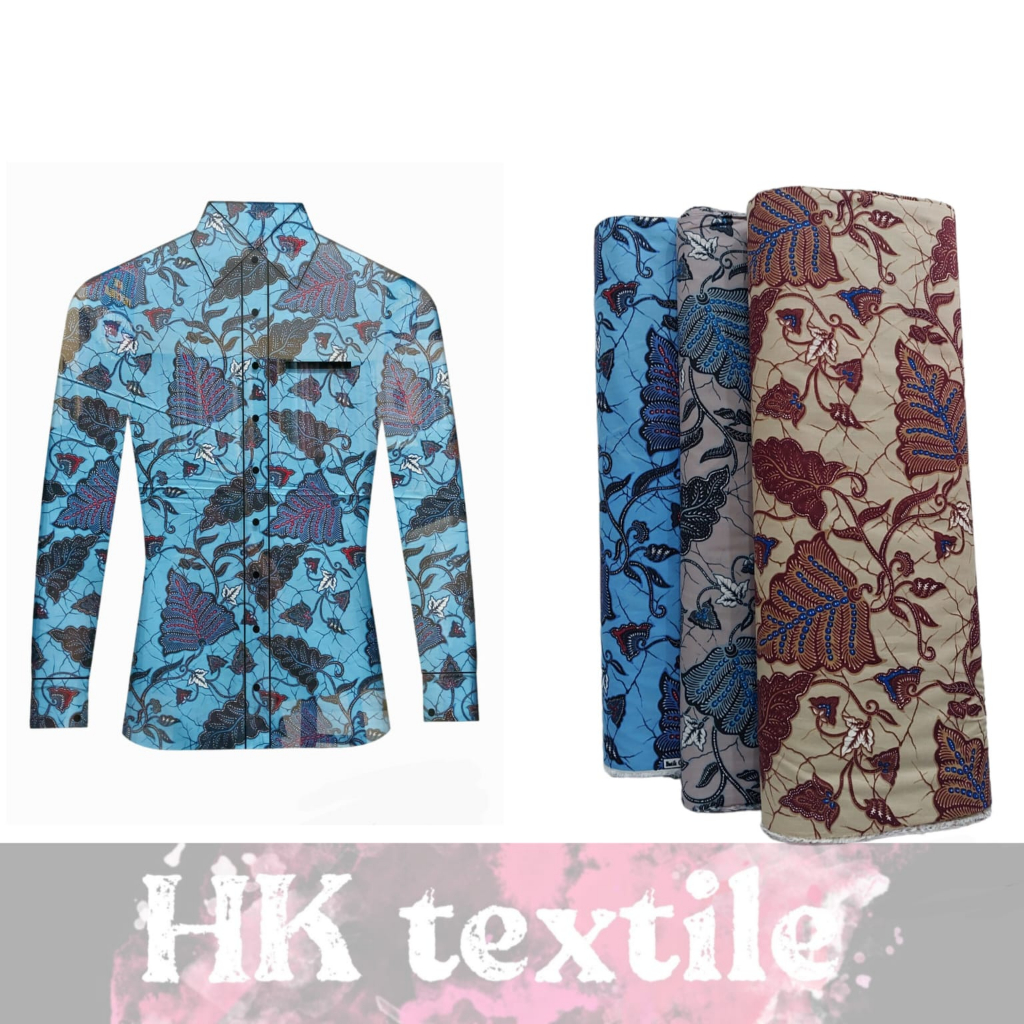 Kain Batik Cotton Exclusive Premium Halus | Bahan Batik Katun Adem untuk Dress Gamis Kemeja Batik Wa