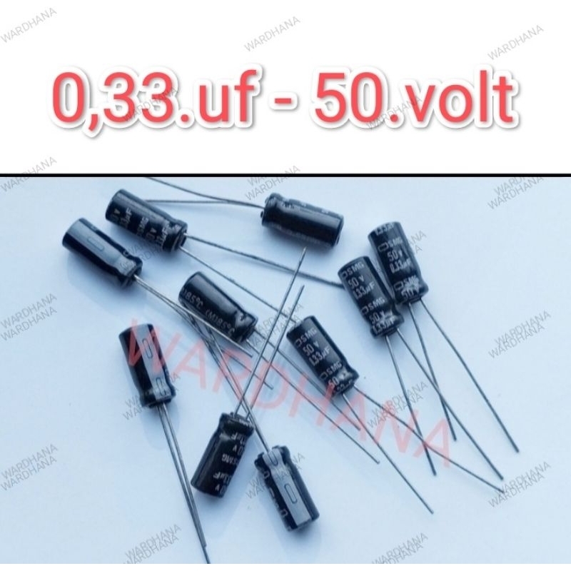 Elco 0,33 uf 50 volt elco 0,33uf 50volt