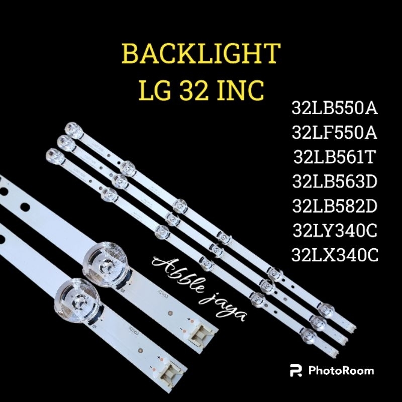 BACKLIGHT TV LED LG 32LB5500..32LF550A..32LB561T..32LB563D..32LB582D..32LY340C