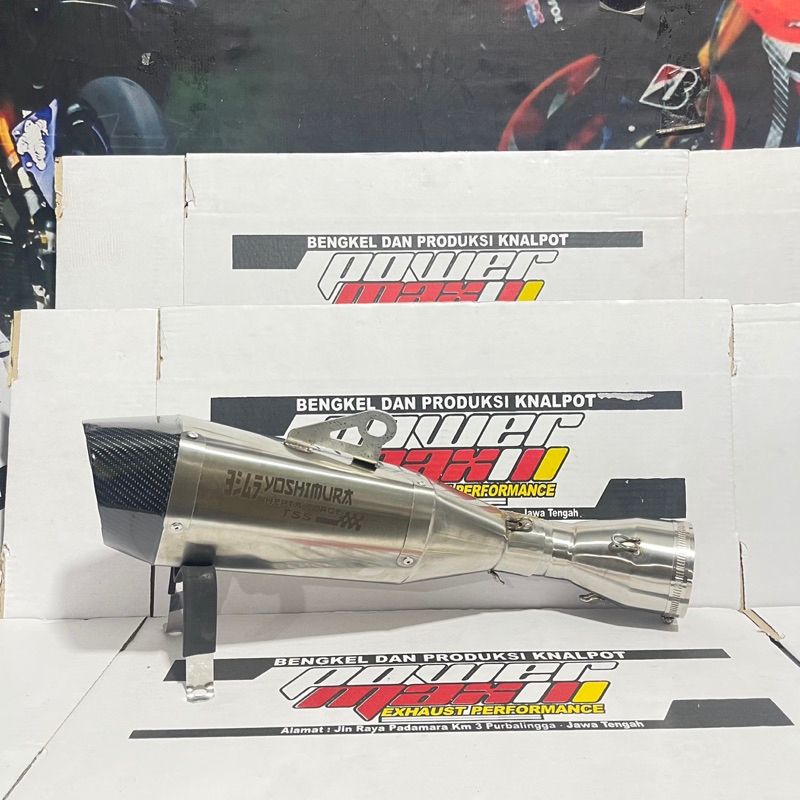 knalpot zx25r slip on yoshimura setelan header ori potongan pnp
