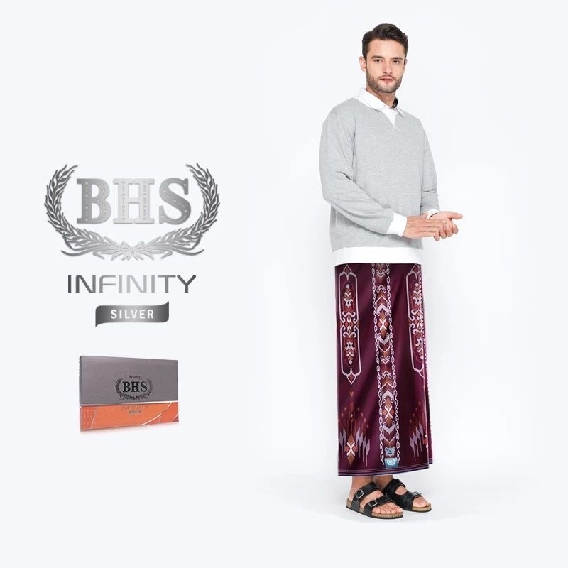 SARUNG BHS INFINITY SILVER PKH V32 MERAH HATI