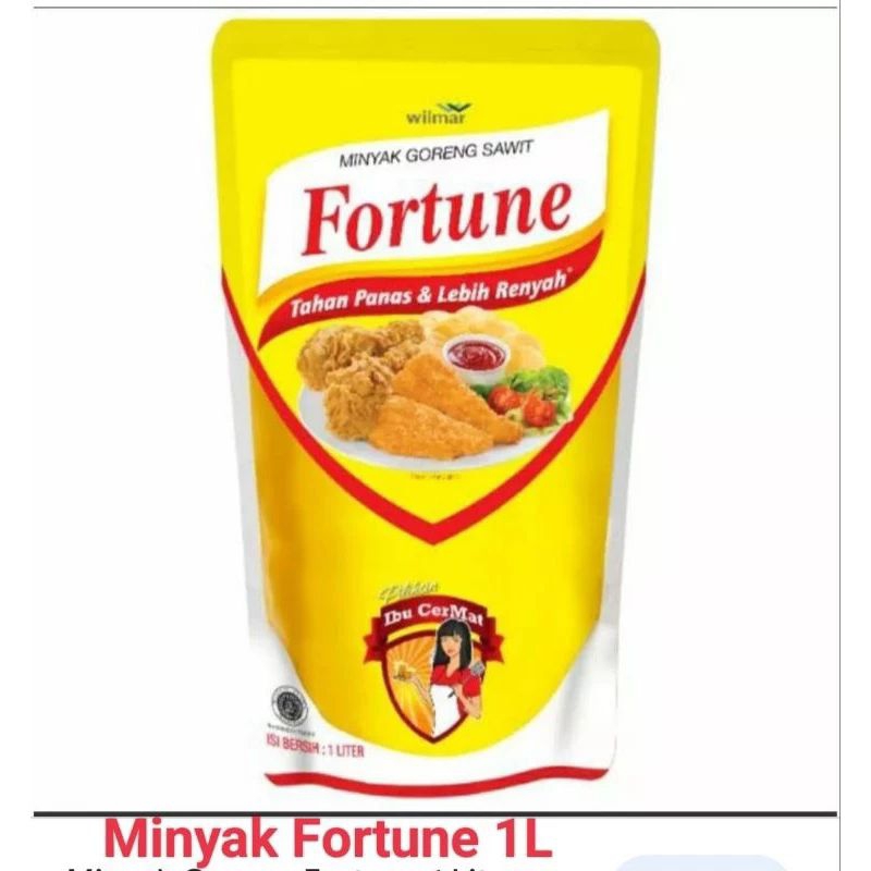 

minyak fortune 1 ltr kemasan pouch