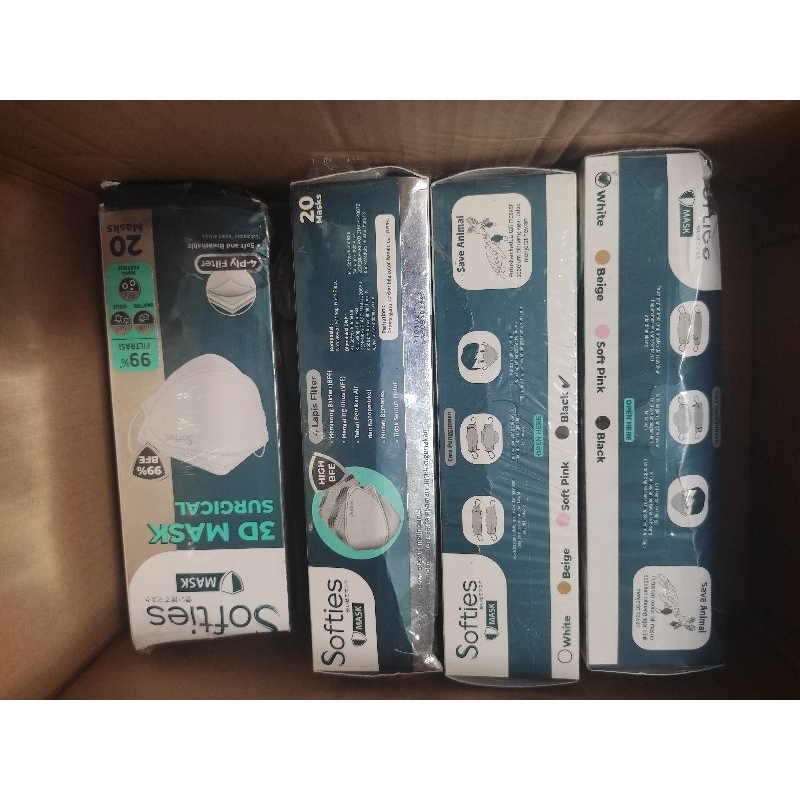 masker softies 3D / masker earloop softies / masker softies