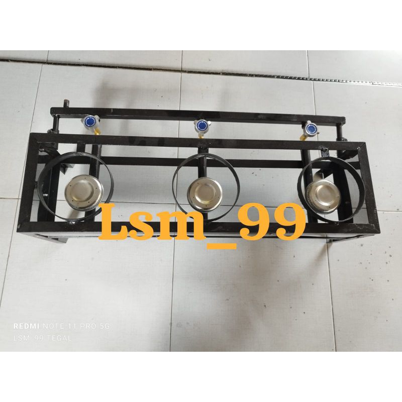 Kompor 3 tungku sambel cobek gami