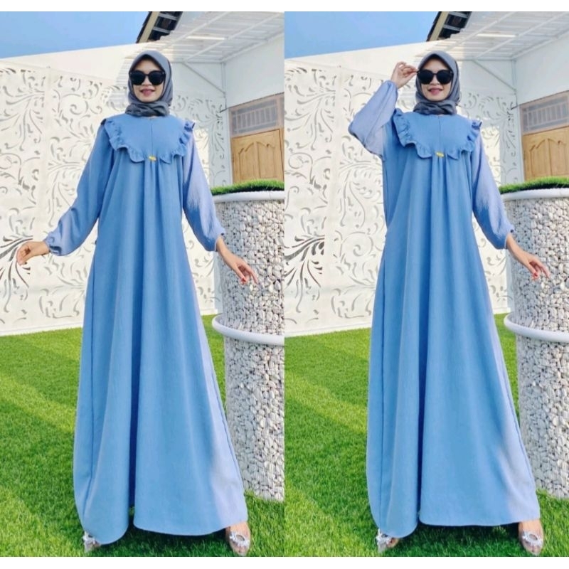 Gamis Rempel Crinkle Airflow || Dress Crinkle AIRA LD 100