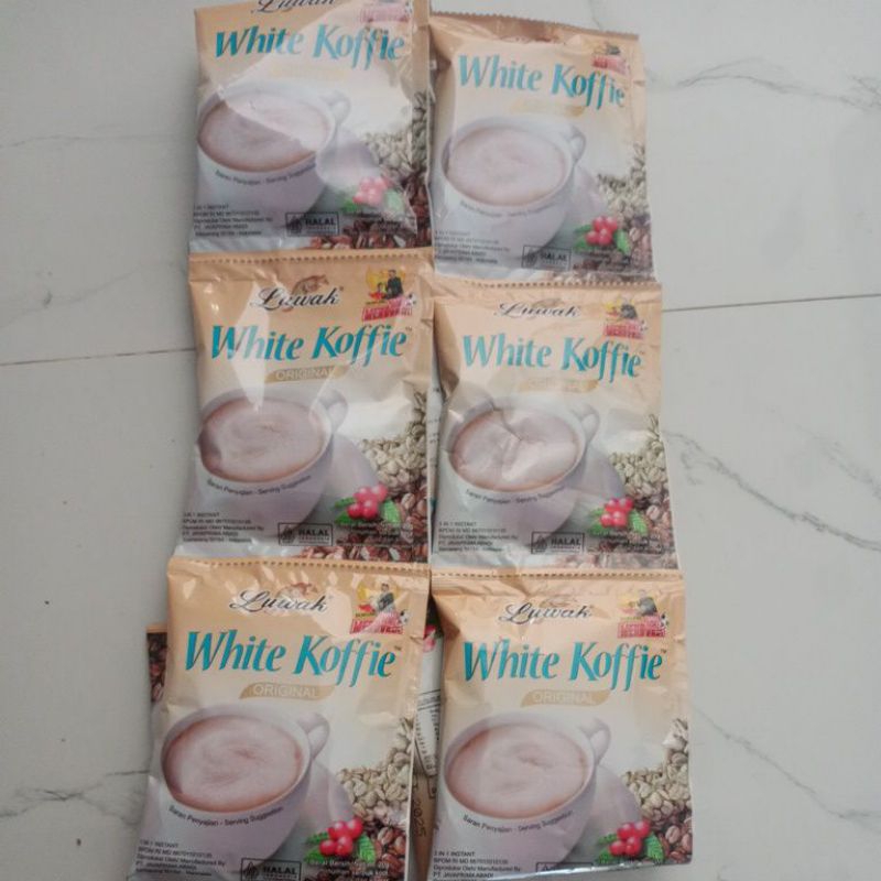 

Luwak white Koffie renceng