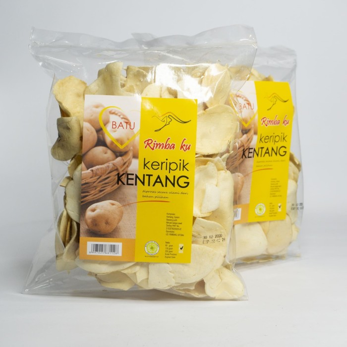 

Rimbaku Keripik Kentang Batu 80Gr