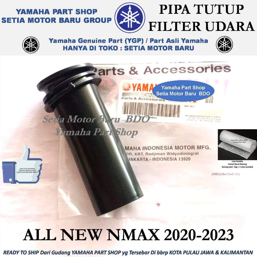 Pipa Tutup Filter Udara All New N Max Nmax Asli Yamaha Bandung