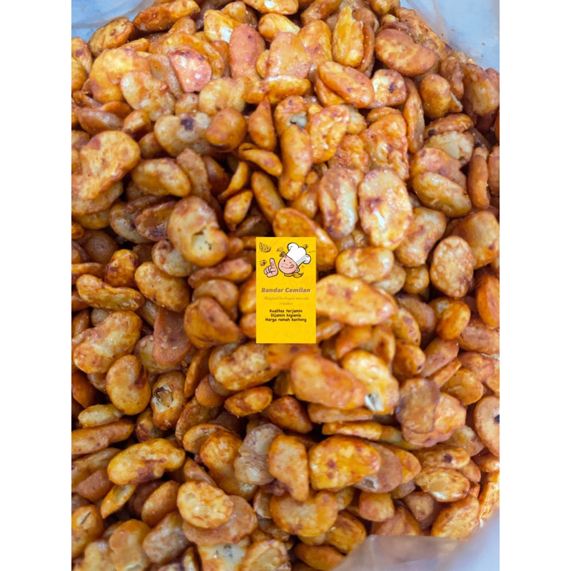 

Kacang Koro kupas pedas dengan rasa gurih pedas