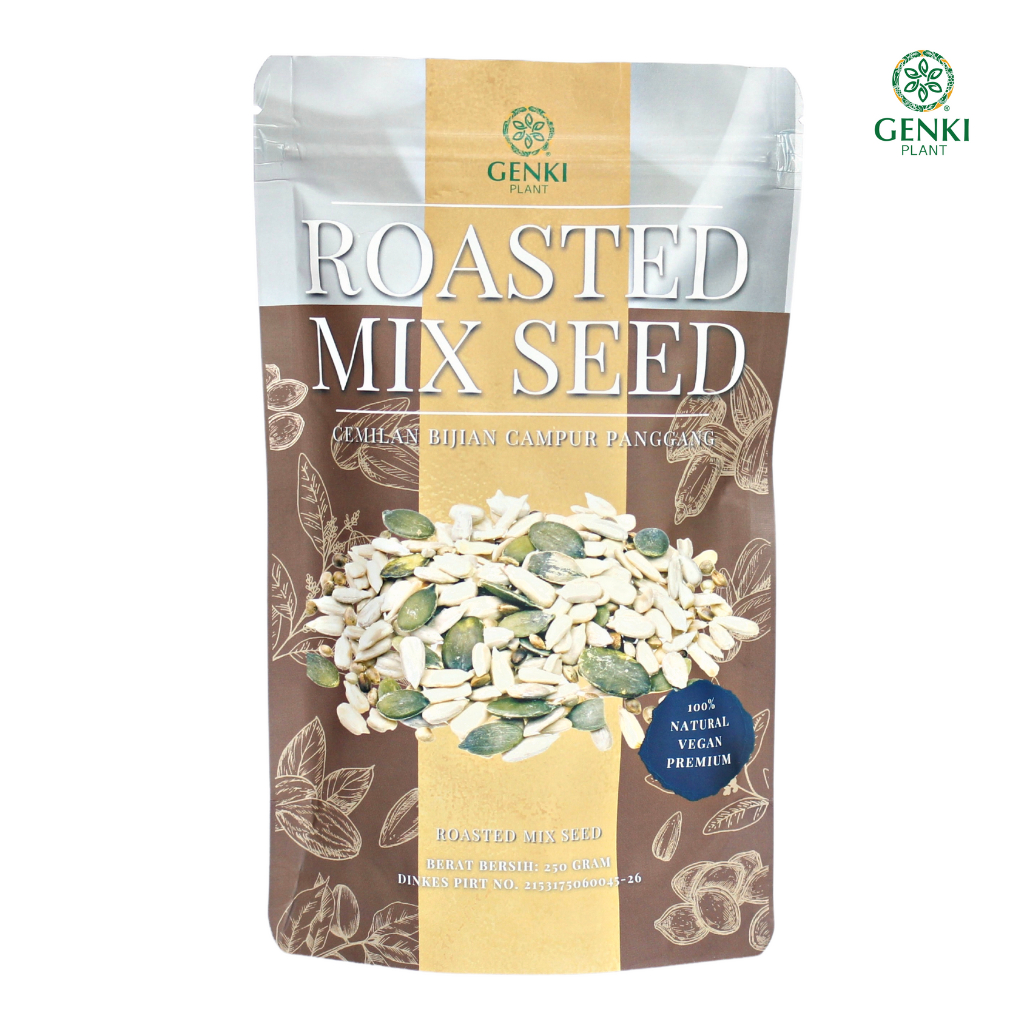 

Genki Plant Bijian Campur Panggang / Roasted Mix Seed - 250 g