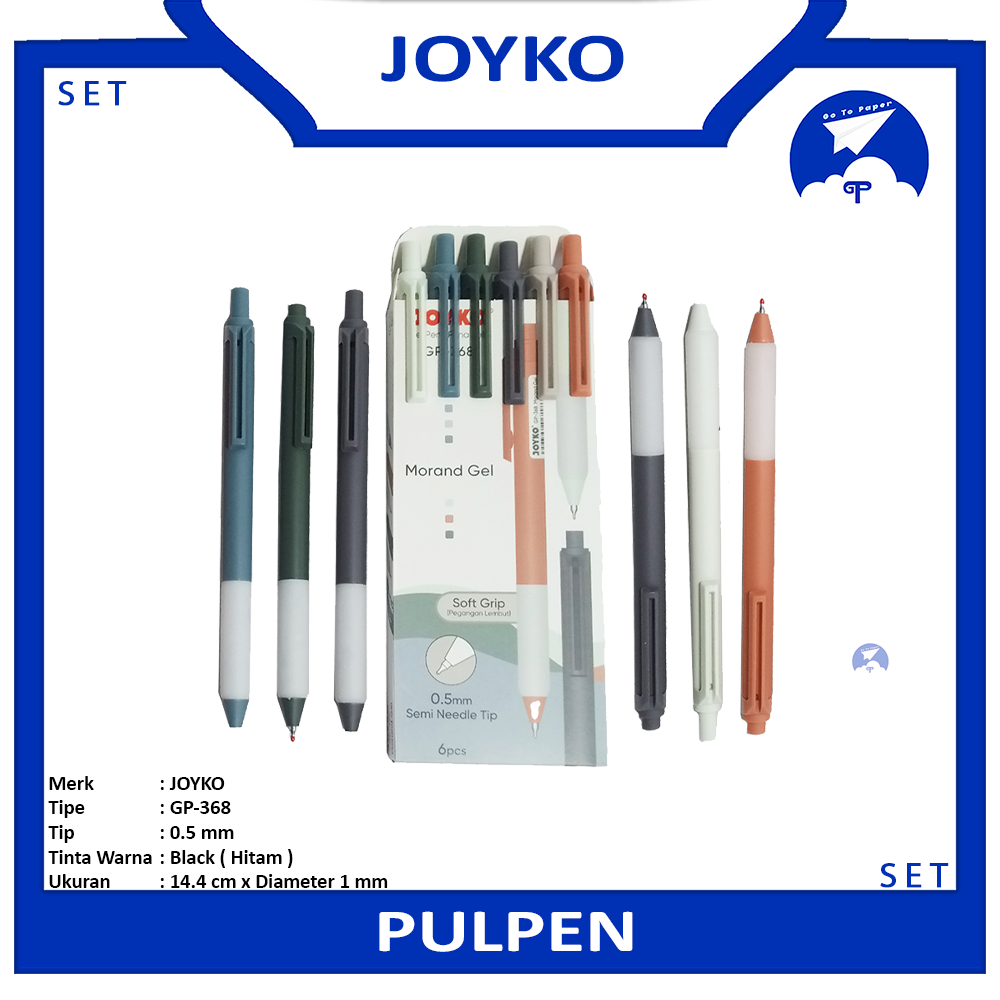

JOYKO - Pulpen Pena Jel Gel Pen GP-368 Morand - Set