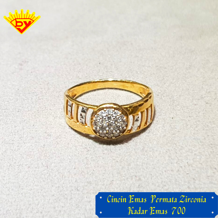 Cincin Emas Kuning 159 Kadar Emas 700