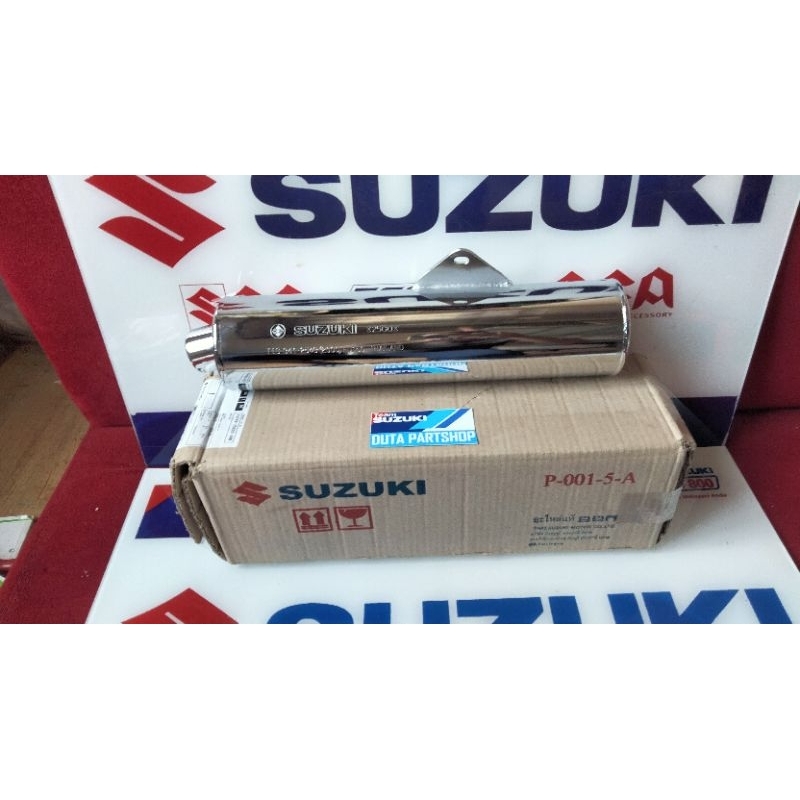 silincer knalpot satria Fu Thailand original Suzuki SGP
