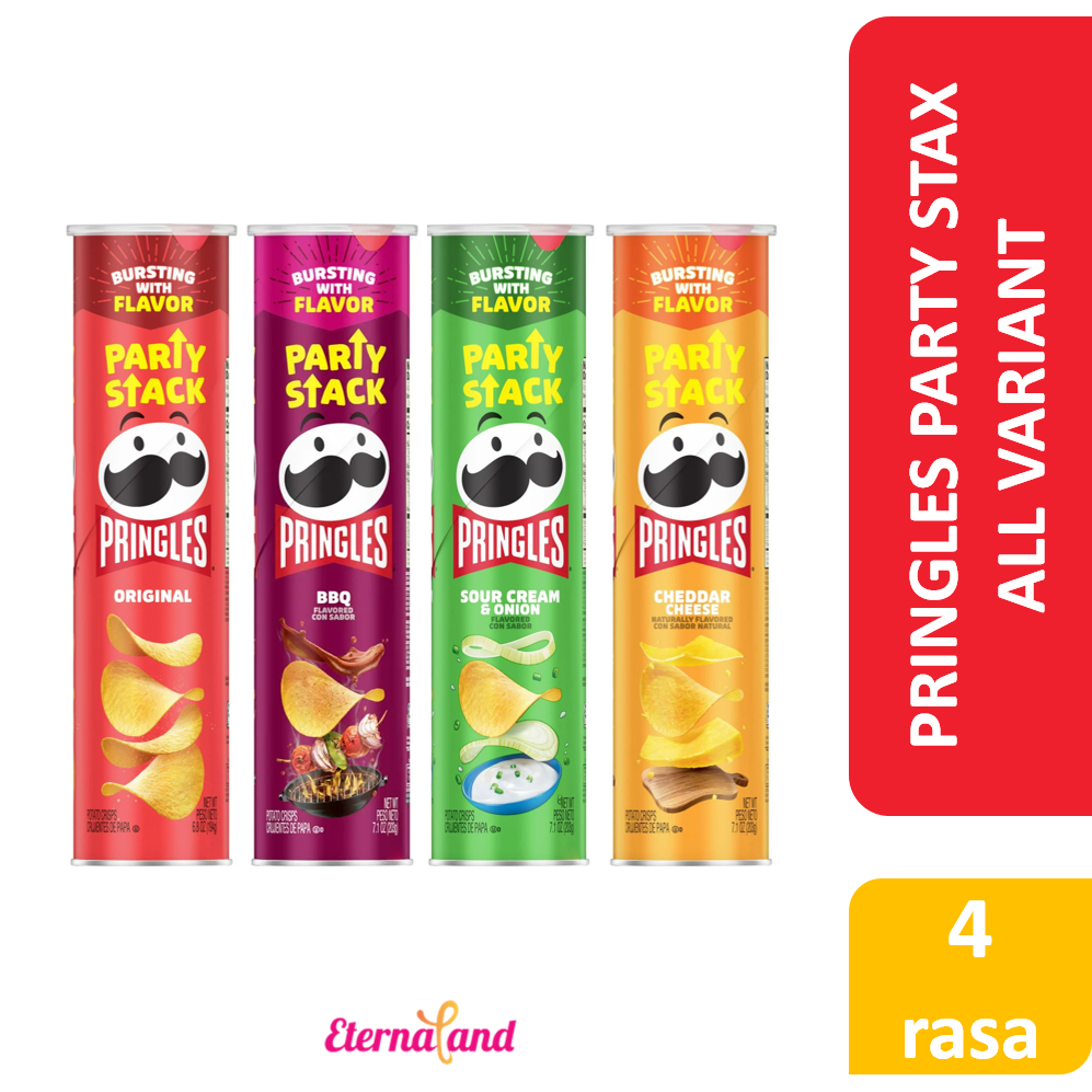 

Pringles Potato Chips Party Stax - Snack Kentang Import USA