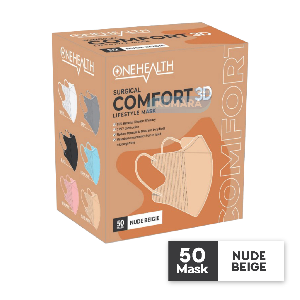 ONEHEALTH - Masker Duckbill Comfort 3D isi 50's