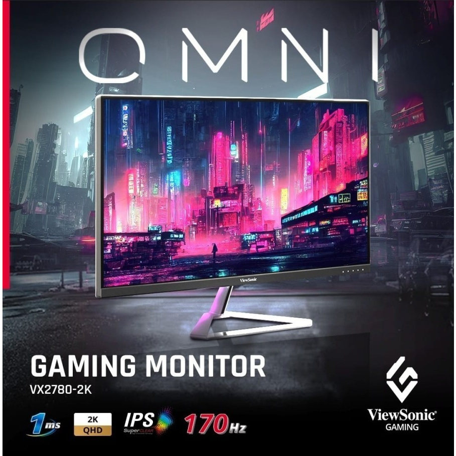 Monitor LED Viewsonic VX2780-2K 27" IPS QHD 1440p 170Hz HDR10