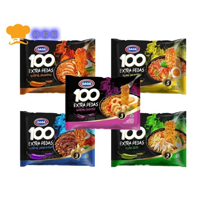 

[DUS / ECER] MIE GAGA 100 KUAH Extra Pedas soto jalapeno habanero