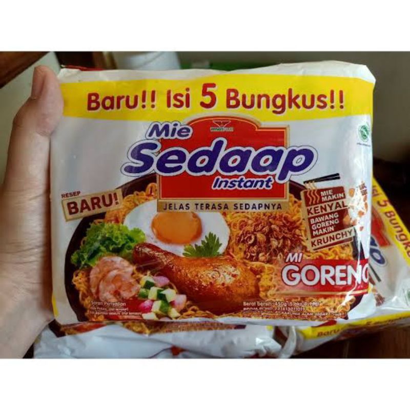 

PAKET 5 BUNGKUS SEDAP GORENG