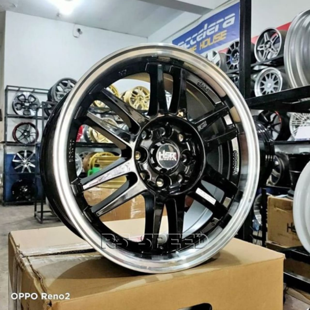 Velg HSR BLY R15 Murah Model Velg Enkei Ring 15 Pelg Mobil Agya Brio Agya Vios Bisa Di Ban Bridgesto