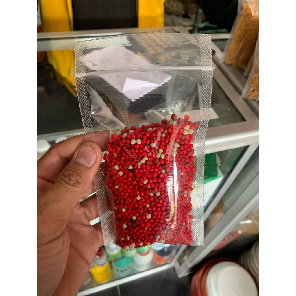Pupuk Merah 19-10-13 kemasan 200gr. Pupuk Merah Aglonema