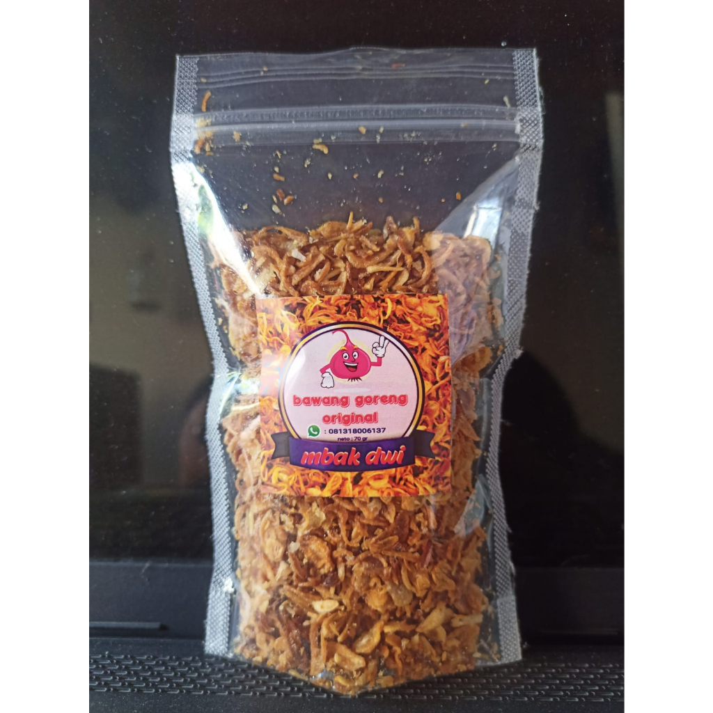 

Bawang Goreng ORIGINAL (full bawang) Siap Saji Renyah Dan Tahan Lama