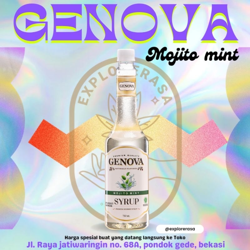 

Genova syrup rasa mojito mint isi 750ml