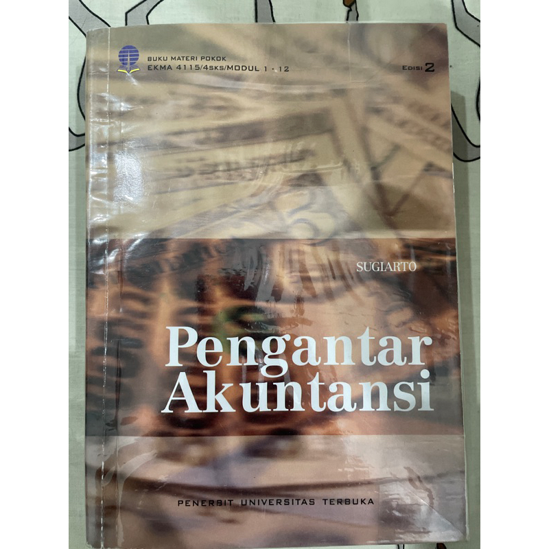 

Buku Materi Pokok UT Pengantar Akutansi (preloved)