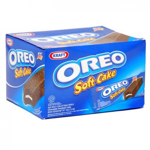 

Spesial Oreo Bolu Soft Cake 1 Kardus Isi 12 x 16 gr