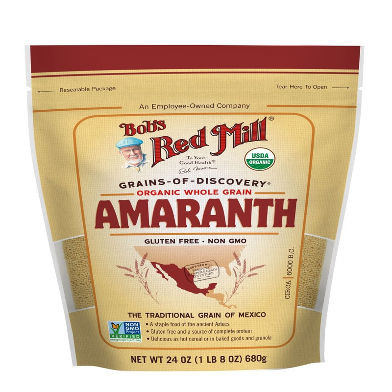 

Bob's Red Mill Organic Gluten Free Wholegrain Amaranth 680g