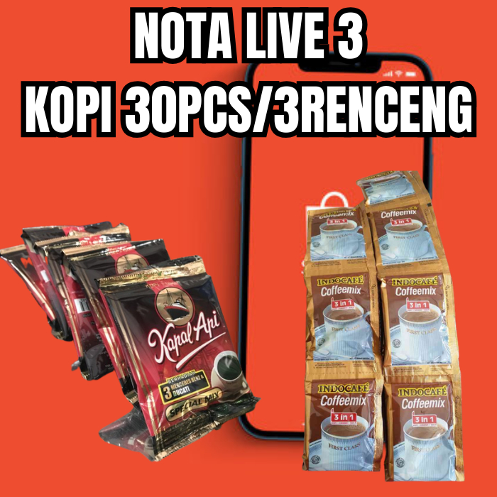 

NOTA LIVE 3 - DISKON 50% GRATIS ONGKIR