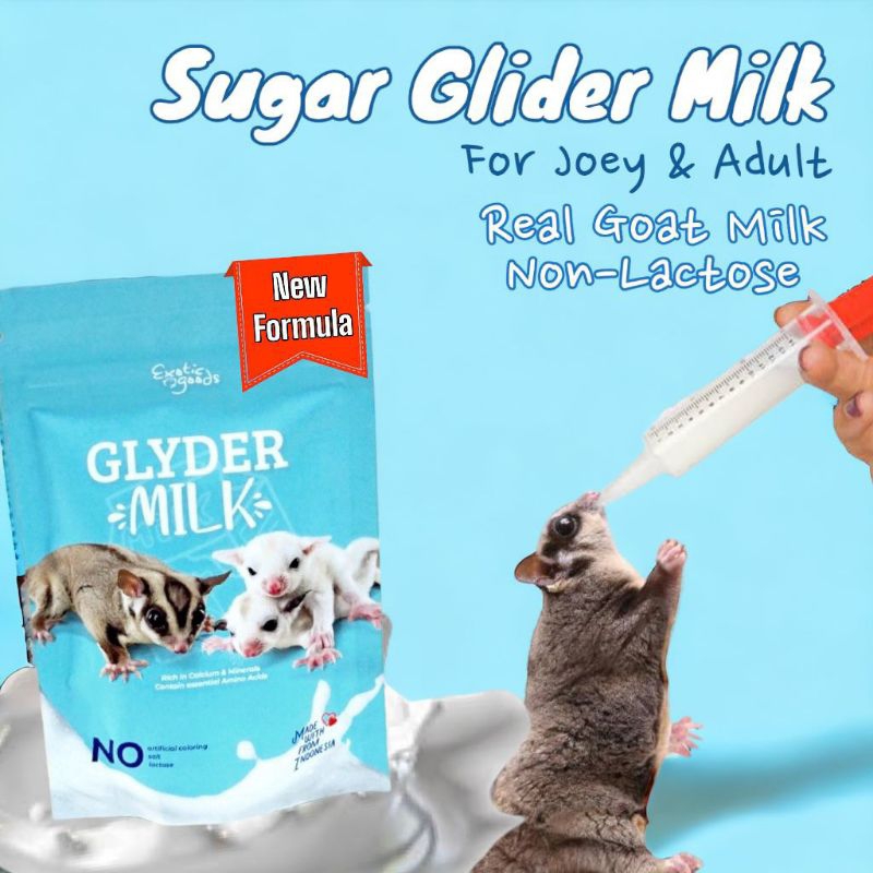 EXOTICGOODS GLYDER MILK 50g SUSU SUGAR GLIDER VITAMIN SUGAR GLIDER SUSU JOEY SUGAR GLIDER SUSU HEWAN
