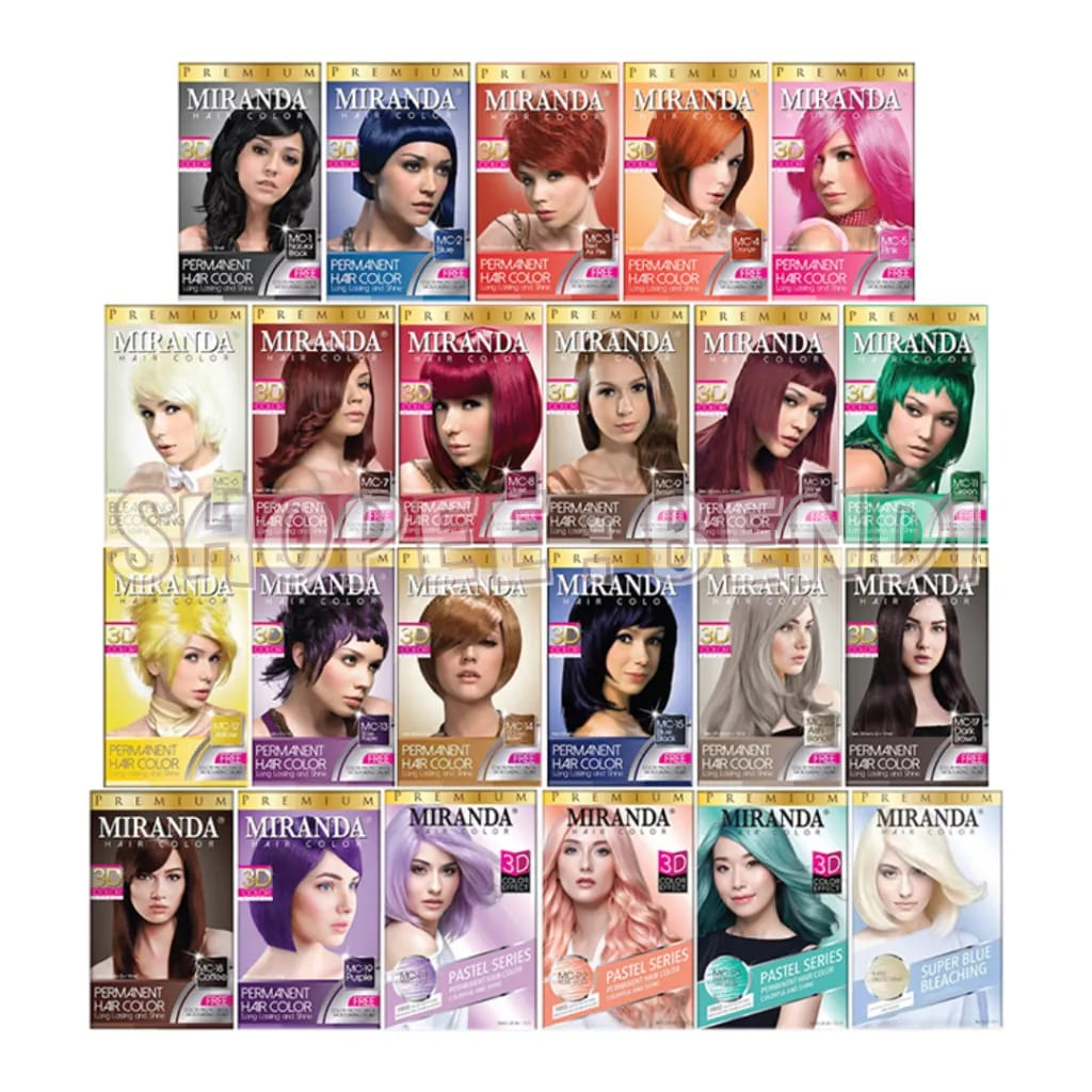 MIRANDA Hair Color | MC1 | MC2 | MC3 | MC4 | MC5 | MC6 | MC7 | MC8 | MC9 | MC10 | MC11 | MC12 | MC13