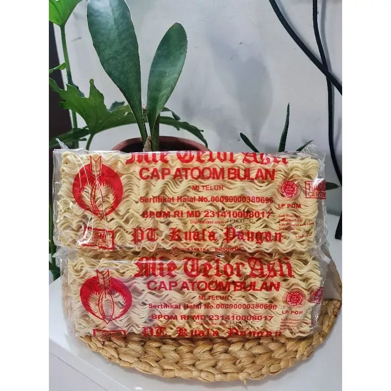 

Mie Telor Cap Atom Bulan / Mie Telur Cap AA / Mie Cap Atoom 200gr