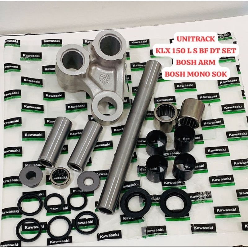 UNITRACK UNITREK MONOSHOCK KLX 150 S L BF DT TREKER SET BOSH ARM AREM KAWASAKI PROLINK SET BOS MONO 