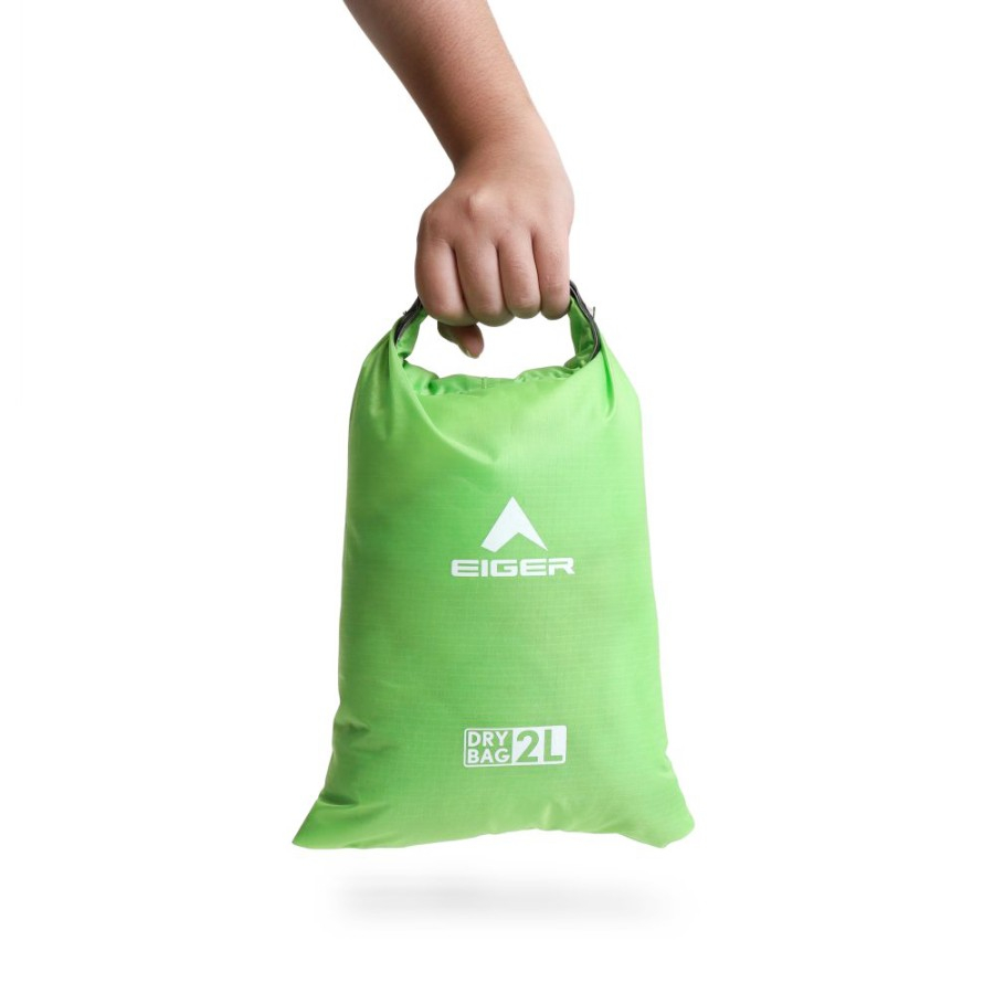 EIGER DRY BAG 2L (FLAT) - GREEN