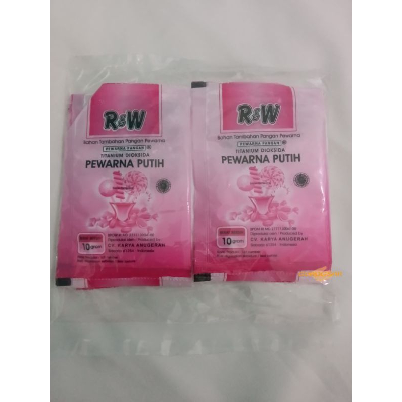 

Pewarna Putih Rajawali kemasan 10g 1Pack
