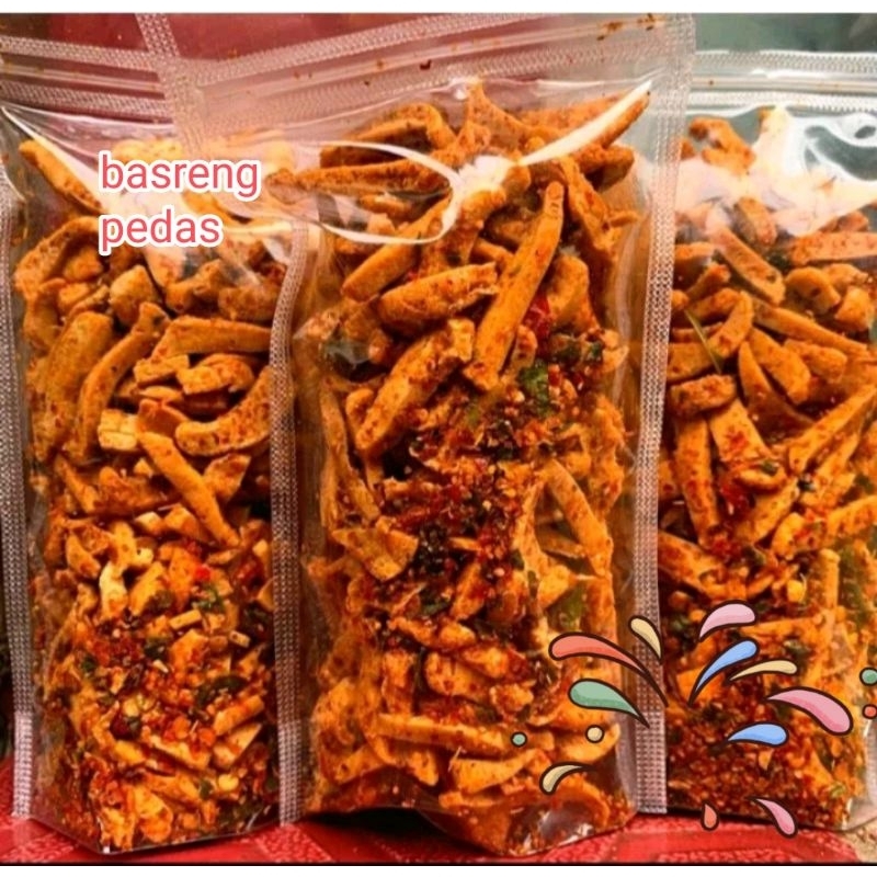 

BASRENG PEDAS DAUN JERUK/BASRENG STIK KEMASAN 100GRM