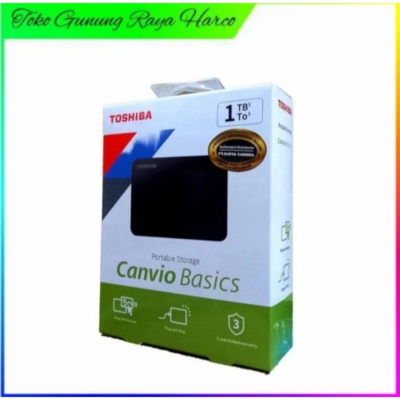 HARDISK TOSHIBA EKSTERNAL 1TB