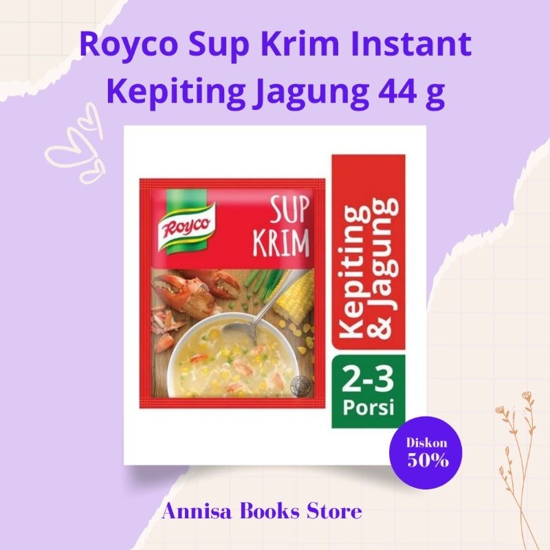 

ABS - Royco Sup Krim Instant Kepiting Jagung 44 gram