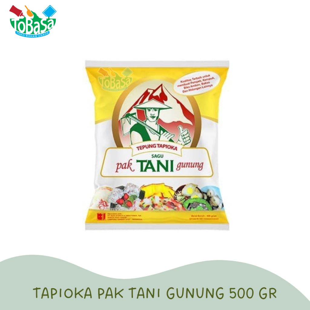 

Tepung Tapioka Pak Tani Gunung 500 gr
