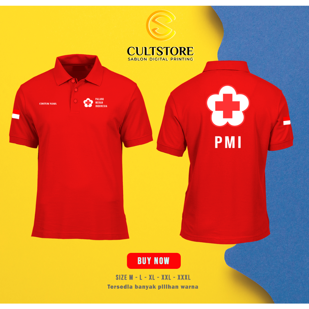 KAOS POLO COSTUM PMI INDONESIA
