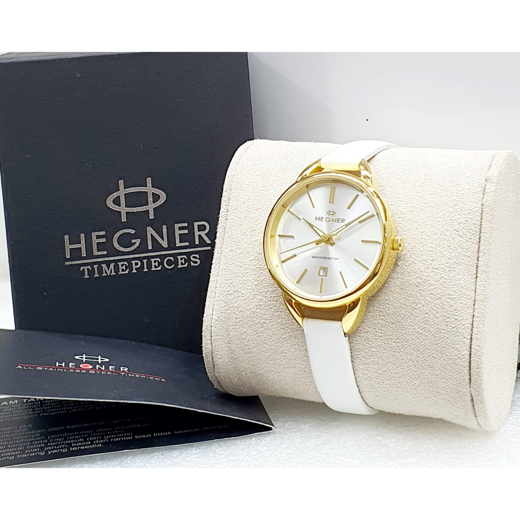 Hegner 1630 Jam Tangan Wanita Original Kulit Fashion