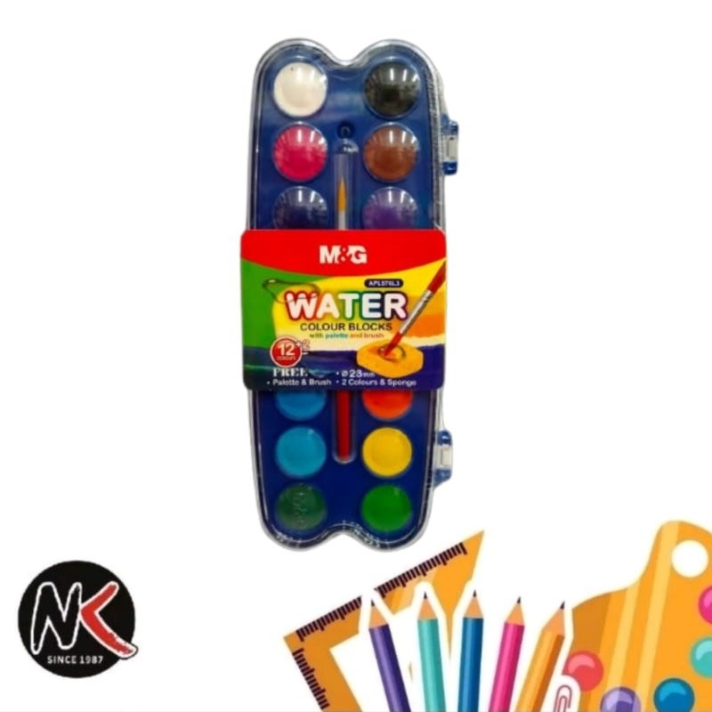 

Cat Air/Water Color Blocks M&G (12+2 Color)