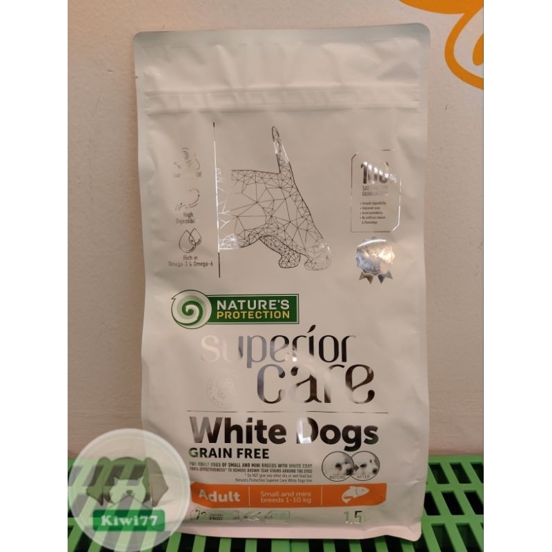 Dog Food Natures Protection Superior Care White Dog Adult Salmon 1,5kg