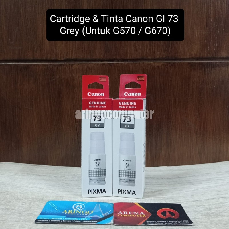 Cartridge & Tinta Canon GI 73 Grey (Untuk G570 / G670)