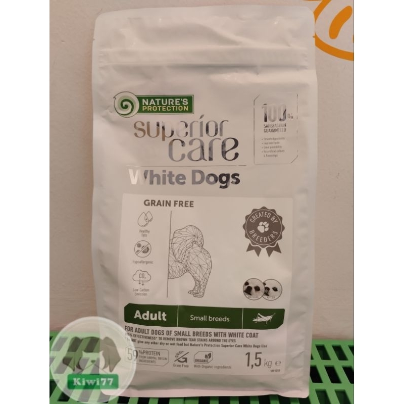 Dog Food Natures Protection Superior Care White Dog Adult Insect Small Breeds 1,5kg