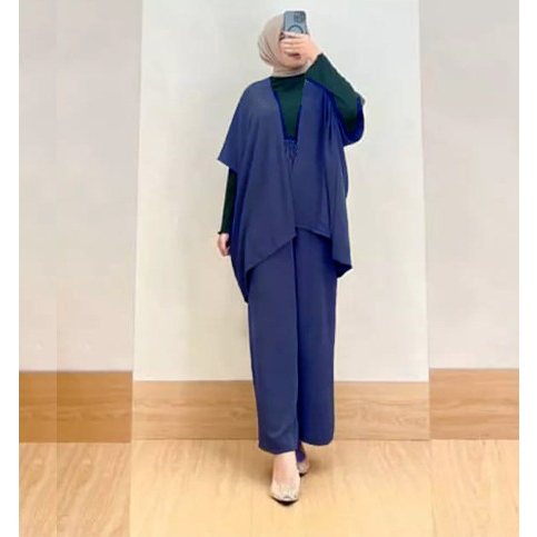 TWO PIECE SET CARDIGAN DAILY WEAR WANITA MODIS