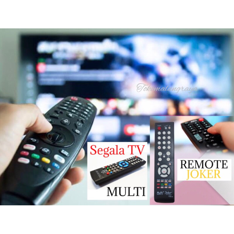 remote tv multi joker/remote tv joker/remote tv segala merk